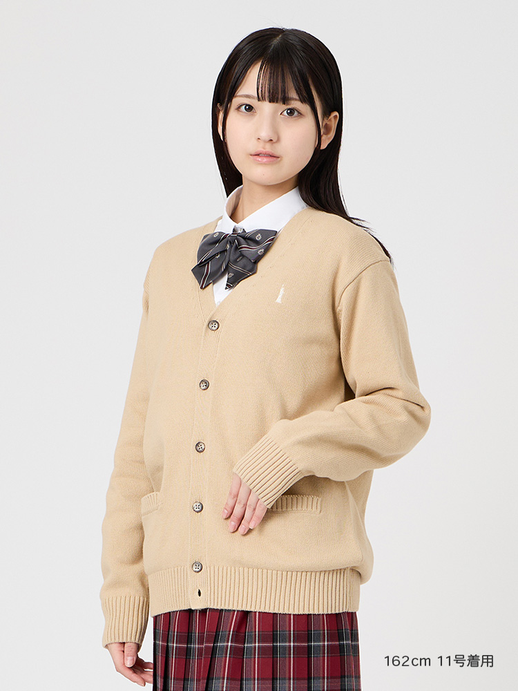 綿カーディガン7G（カラー）