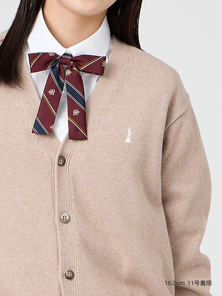 【ONLINE限定】綿カーディガン7G（ピュアホワイト女神）