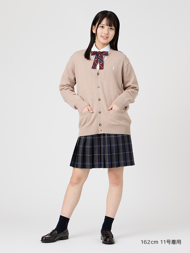 【ONLINE限定】綿カーディガン7G（ピュアホワイト女神）