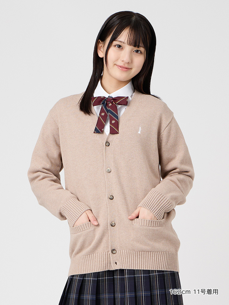 【ONLINE限定】綿カーディガン7G（ピュアホワイト女神）