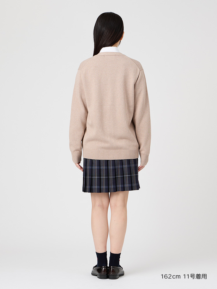 【ONLINE限定】綿カーディガン7G（ピュアホワイト女神）