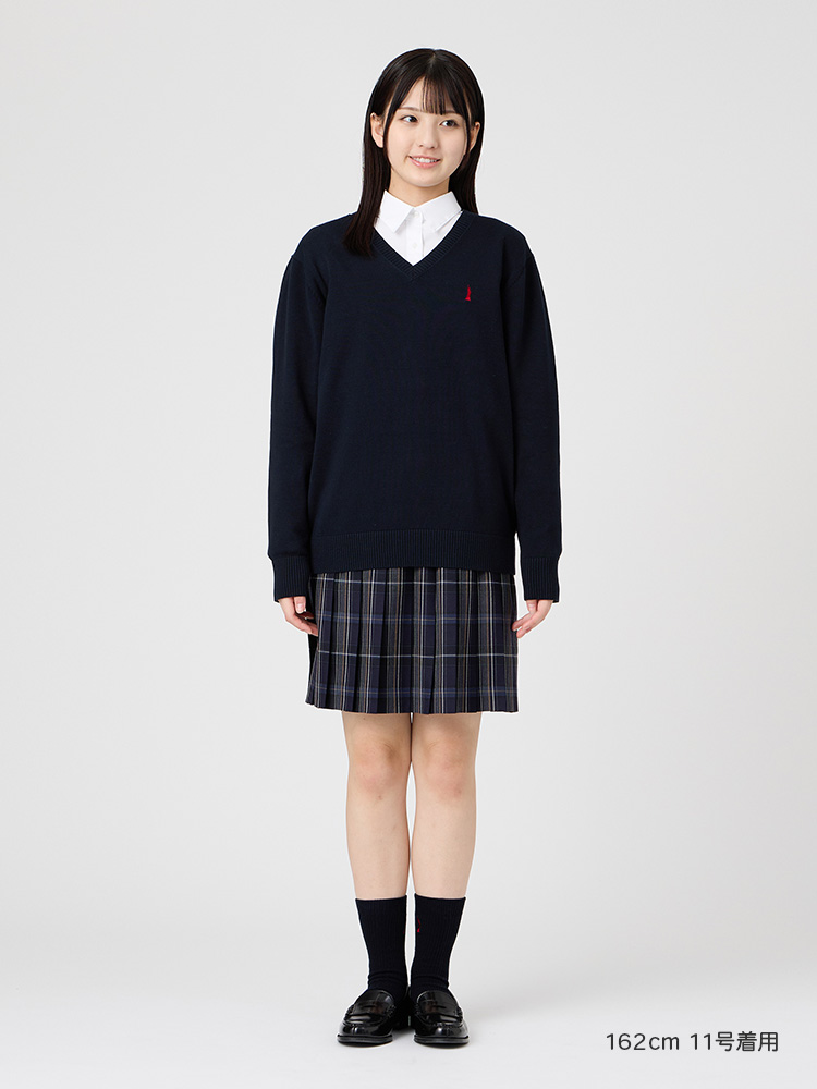 両面刺繍ソックス 20cm