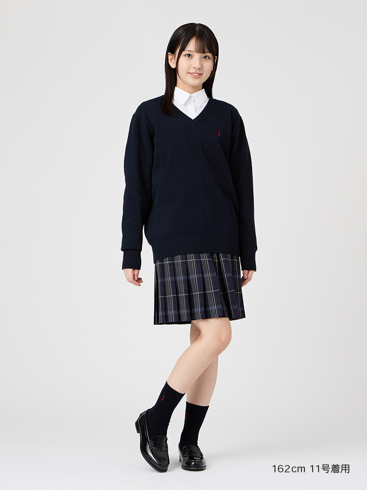 両面刺繍ソックス 20cm