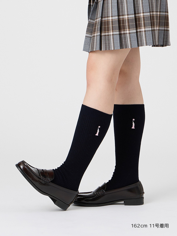 両面刺繍ソックス 32cm（さくら女神）