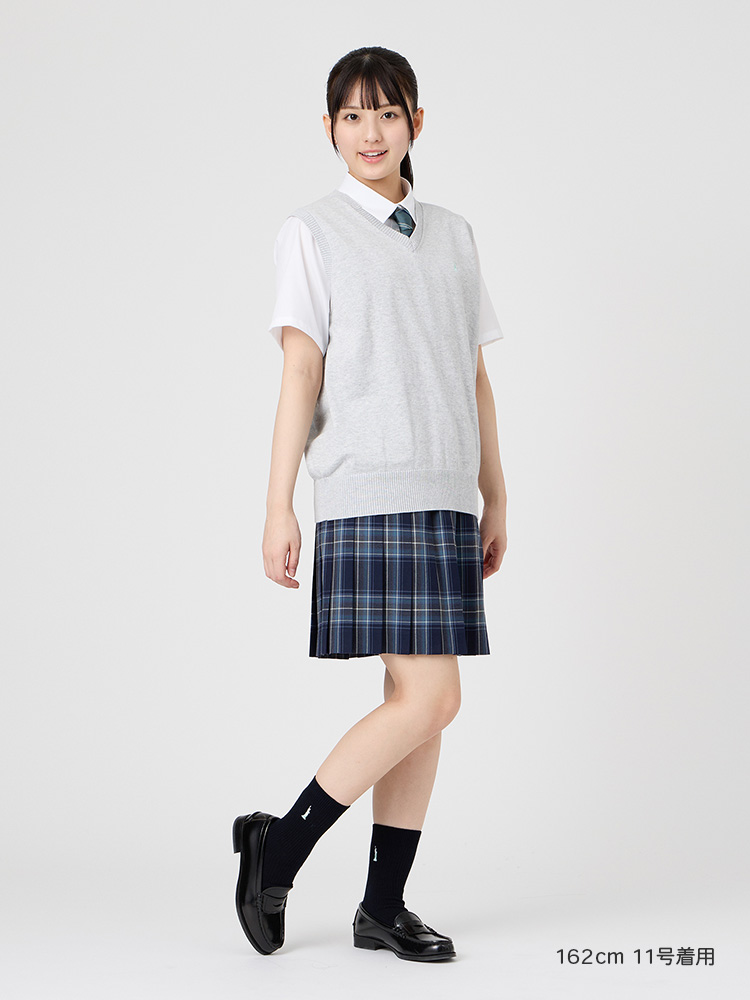 【ご予約】両面刺繍ソックス 20cm（ミント女神）※4/16（木）より発送