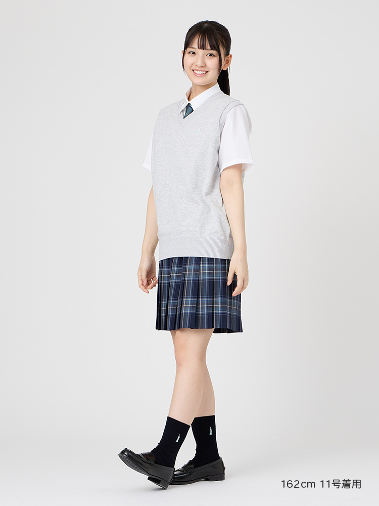 【ご予約】両面刺繍ソックス 20cm（ミント女神）※4/16（木）より発送