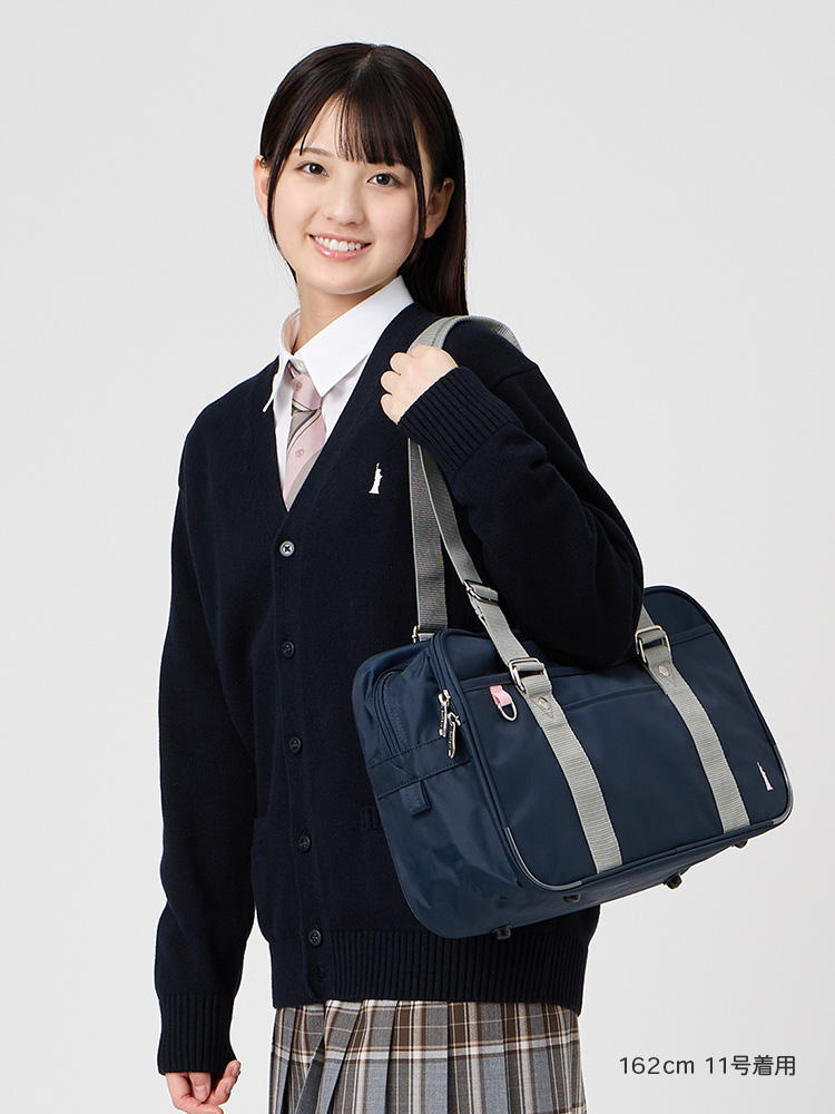 ナイロンバッグ　Wファスナー（さくら女神）