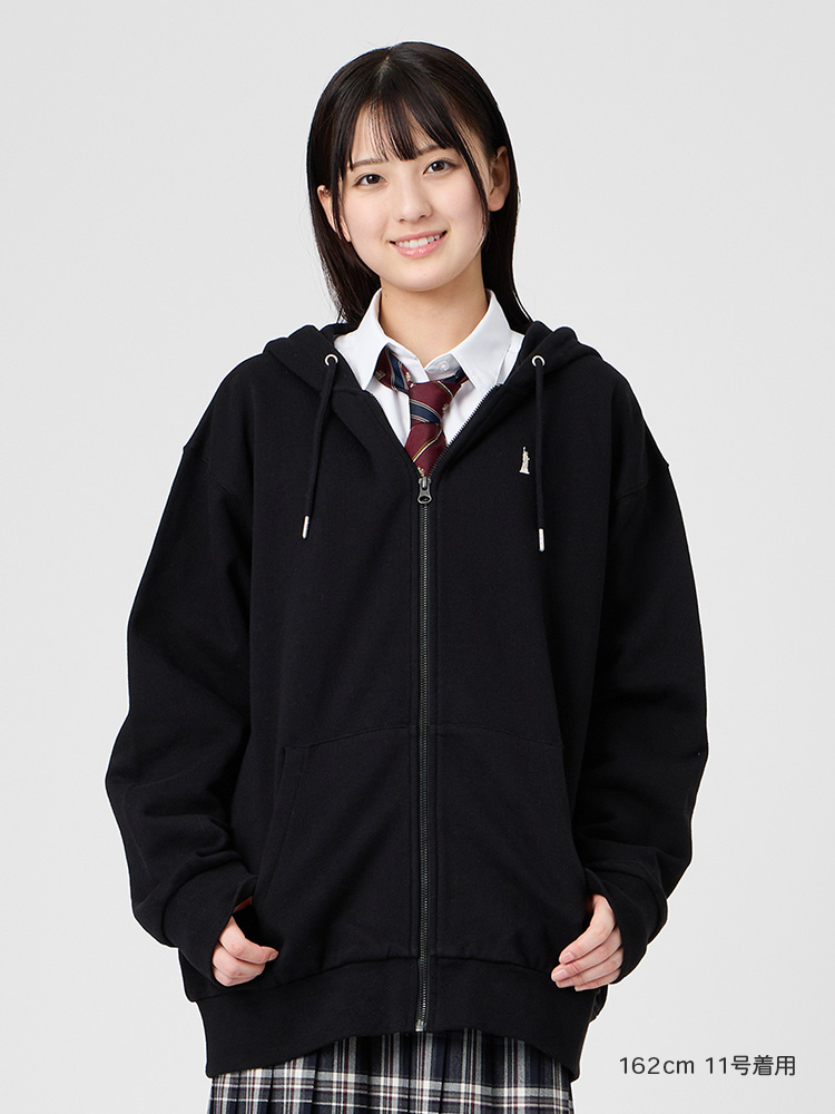 Venus 裏毛ジップパーカ