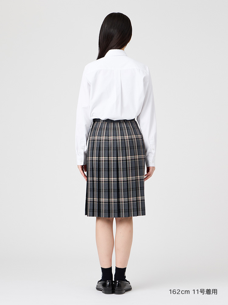 Venus チェックスカート（58cm丈）裏地付 女神刺繍入り