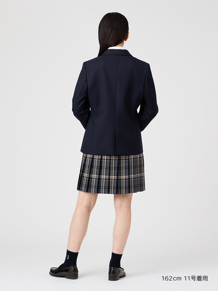 Venus 小さめエンブレム／丈短めブレザー〈2つボタン／シルバー〉