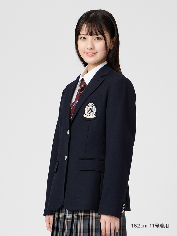 Venus ブレザー〈2つボタン／シルバー〉