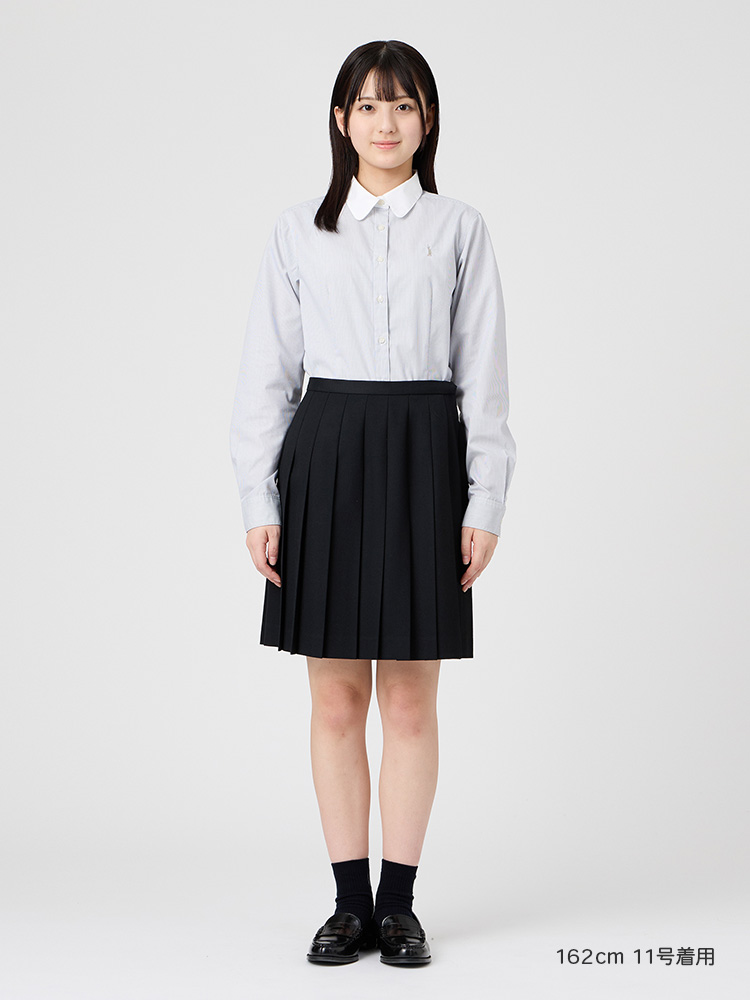 Venus クレリックシャツ〈ストライプ柄〉