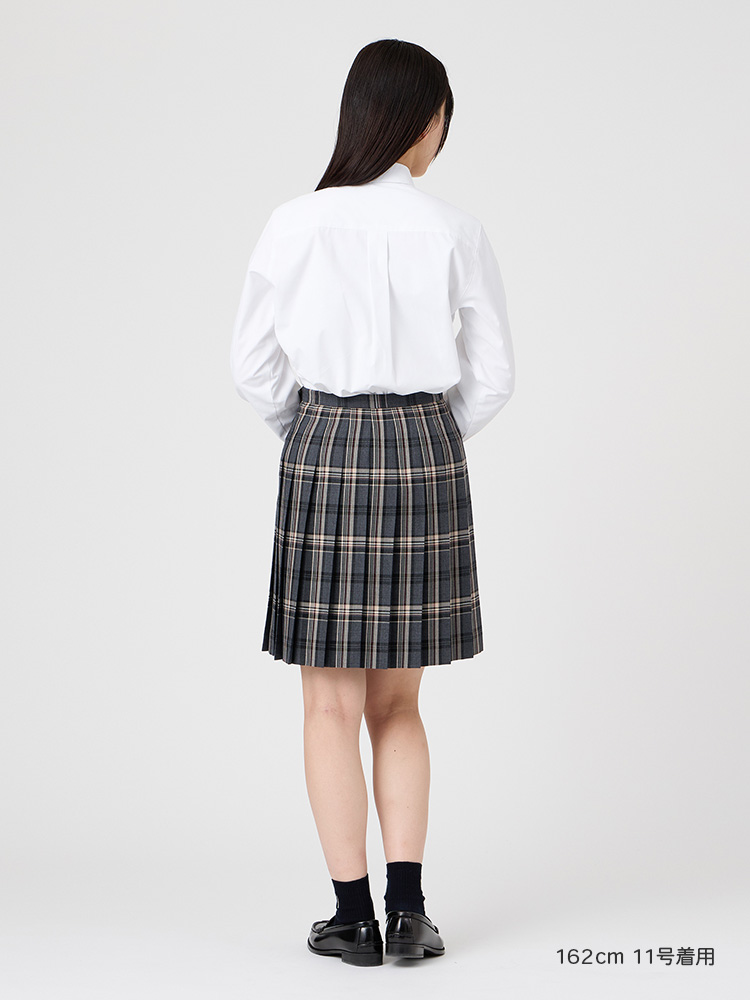 Venus チェックスカート（48cm丈）裏地付 女神刺繍入り