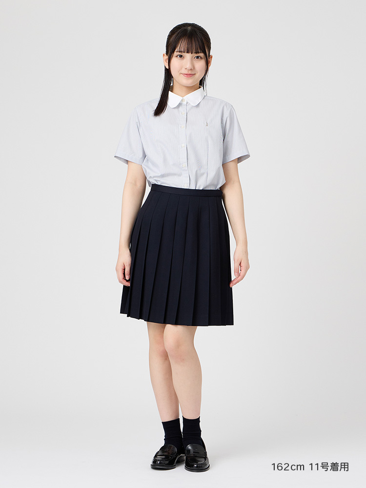 Venus 半袖T/Cストライプクレリックシャツ