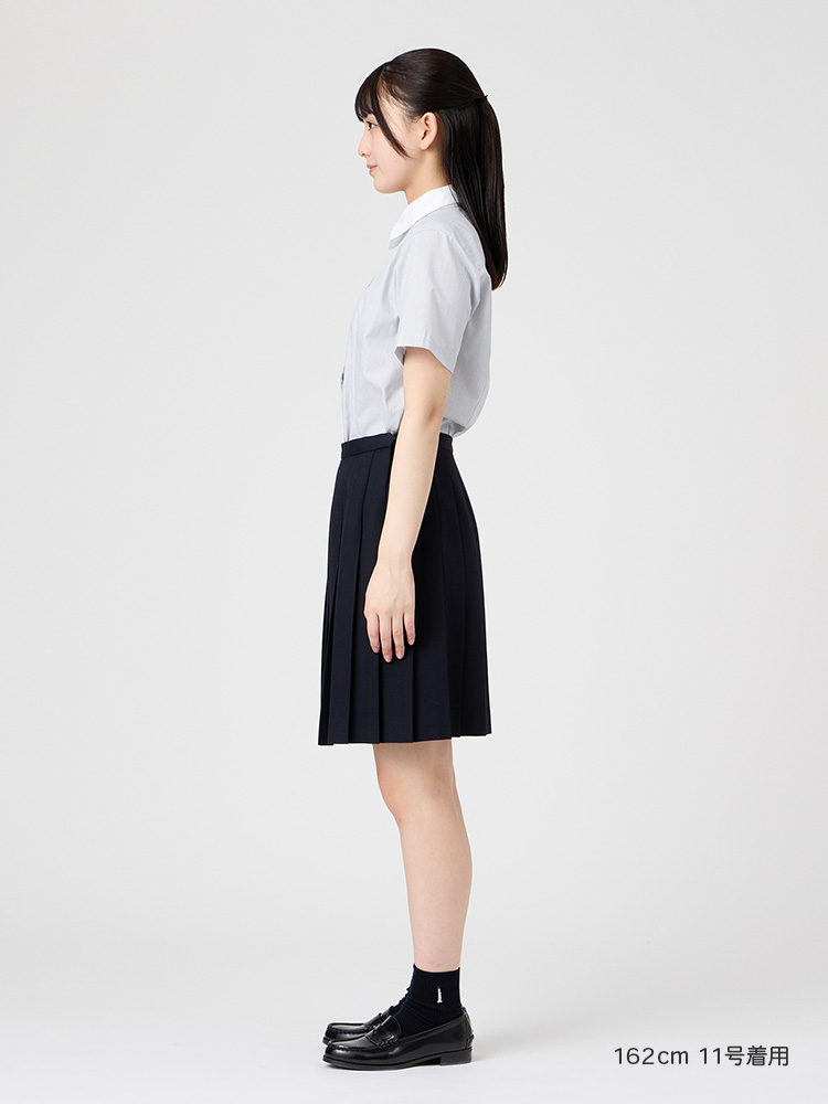 Venus 半袖T/Cストライプクレリックシャツ