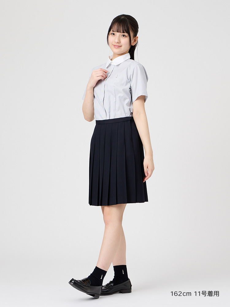 Venus 半袖T/Cストライプクレリックシャツ