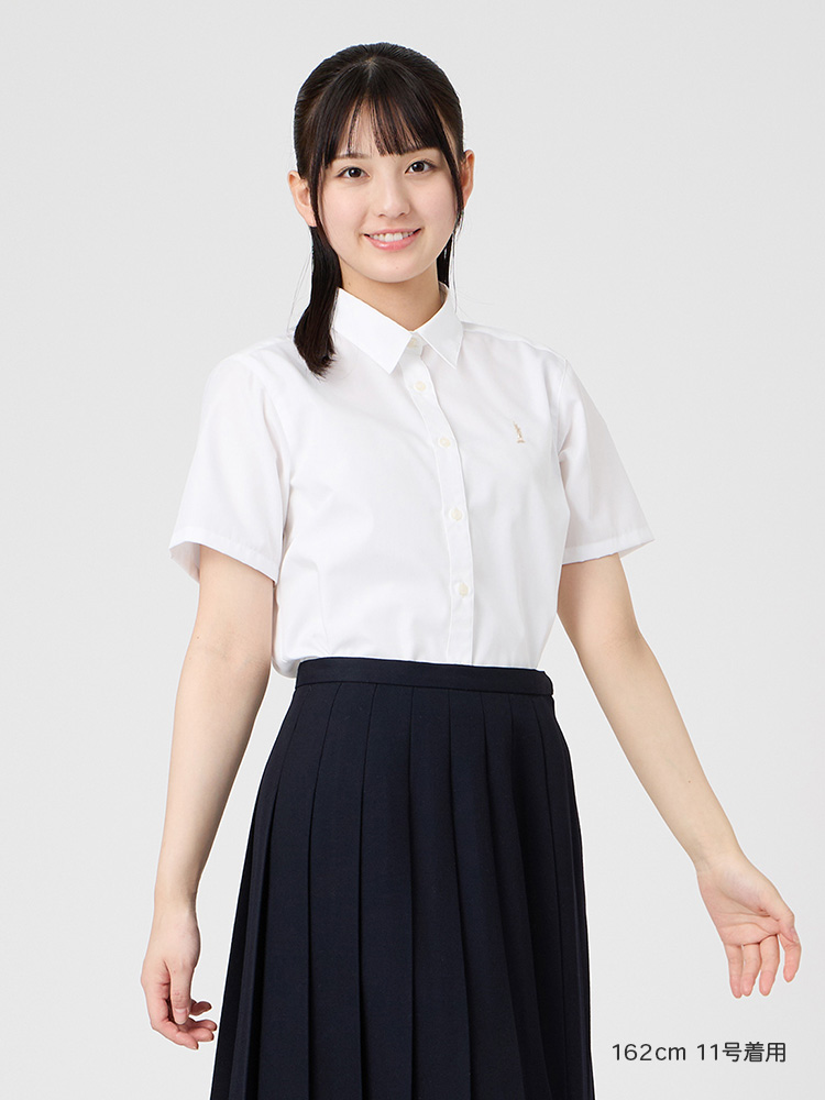 Venus 透けにくい半袖シャツ〈形態安定加工〉