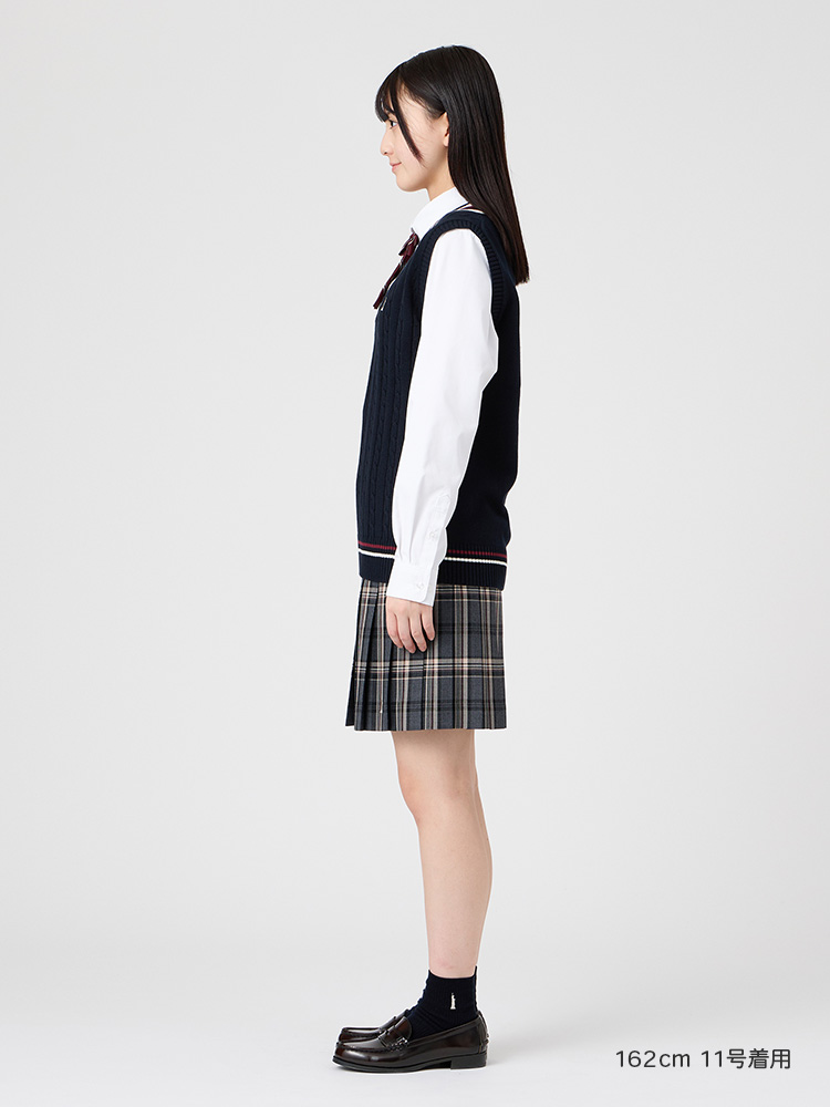 Venus 綿ベスト7Ｇ〈ケーブル編/ライン入り〉