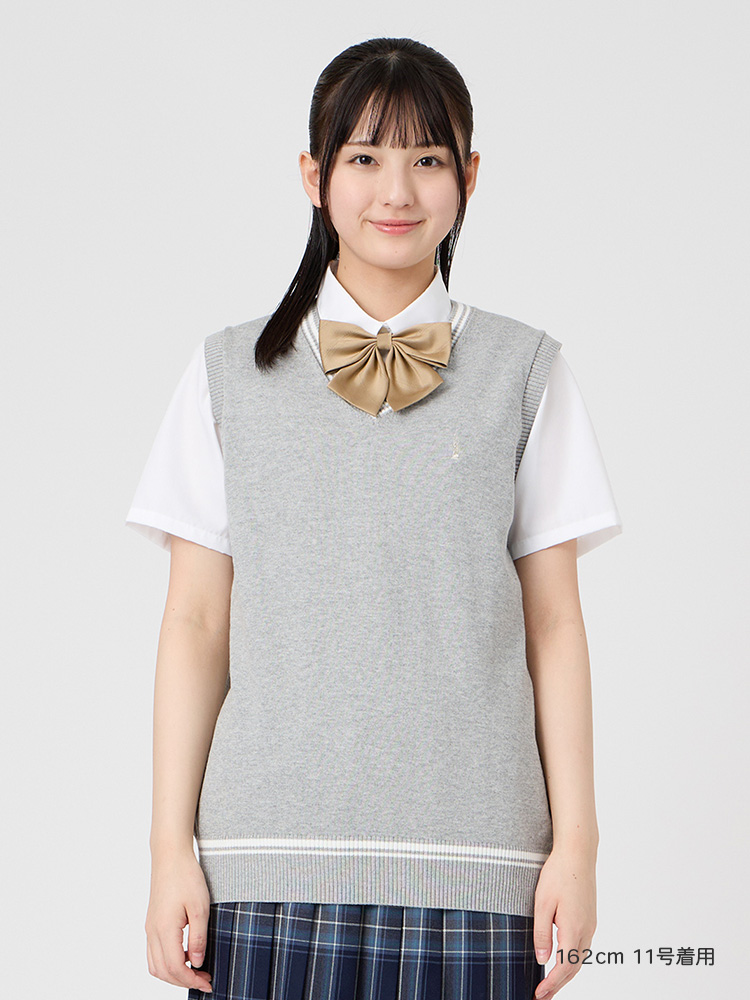 【薄手】Venus COOLMAXベスト12G〈ライン入り〉薄手