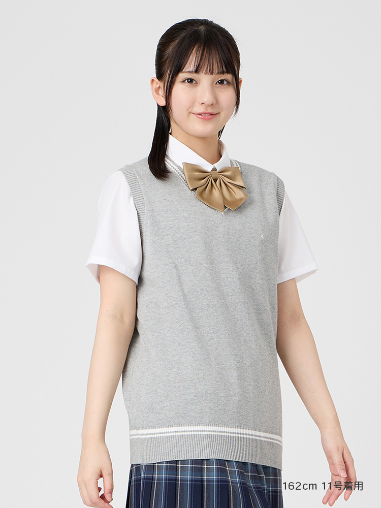 【薄手】Venus COOLMAXベスト12G〈ライン入り〉薄手