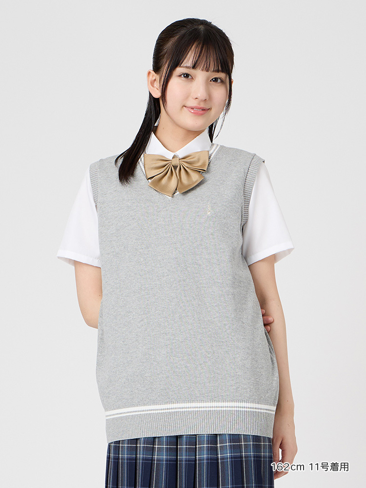 【薄手】Venus COOLMAXベスト12G〈ライン入り〉薄手