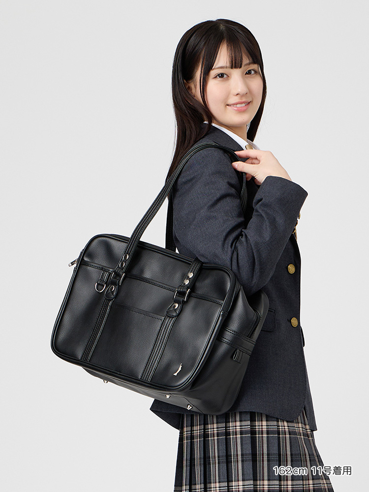 イーストボーイ スクールバッグ Venus ブラック EASTBOY（イーストボーイ） スクールバッグ 合皮 ヴィーナス Venus 二