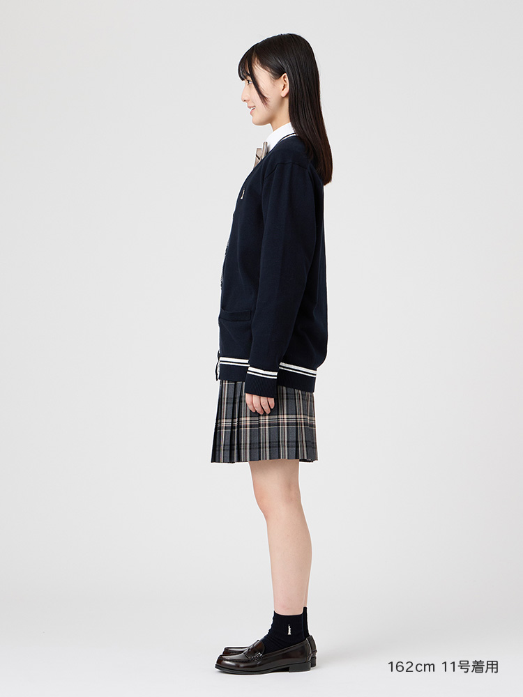 Venus 両面刺繍ソックス 13cm（シルバー）