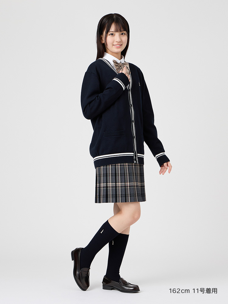 Venus 両面刺繍ソックス 32cm（シルバー）