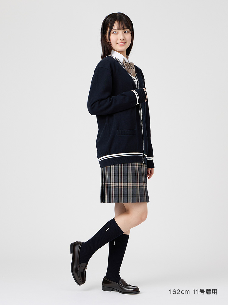 Venus 両面刺繍ソックス 32cm（シルバー）