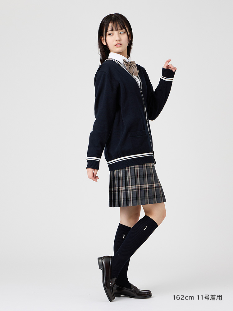 Venus 両面刺繍ソックス 38cm（シルバー）