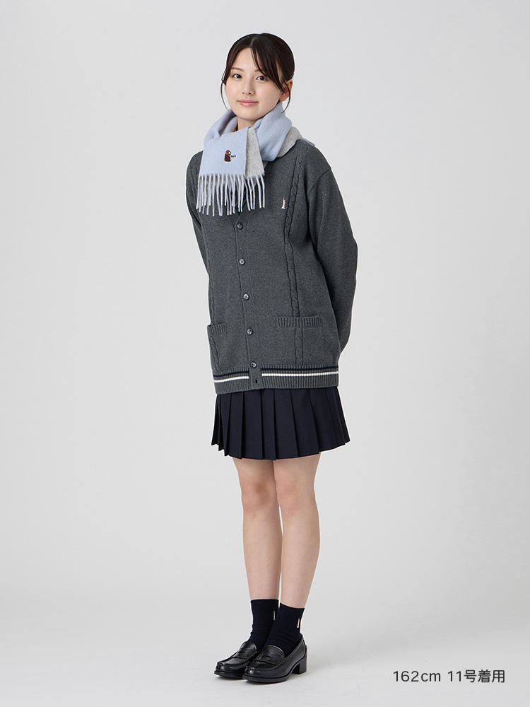 リバーシブル無地マフラー〈Guri〉　