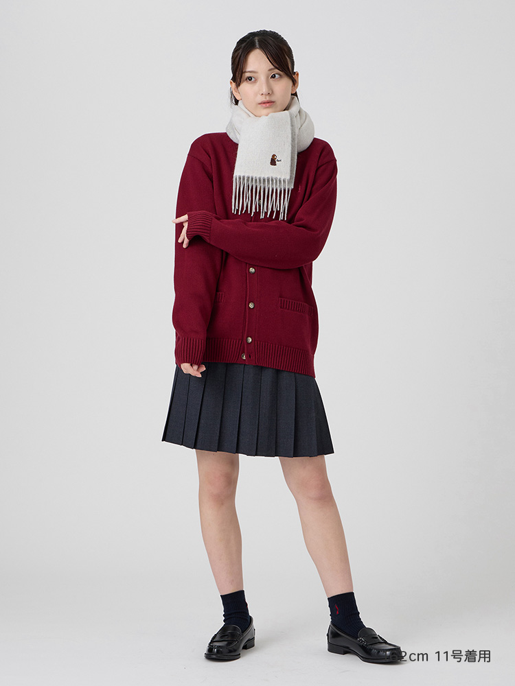 リバーシブル無地マフラー〈Guri〉　