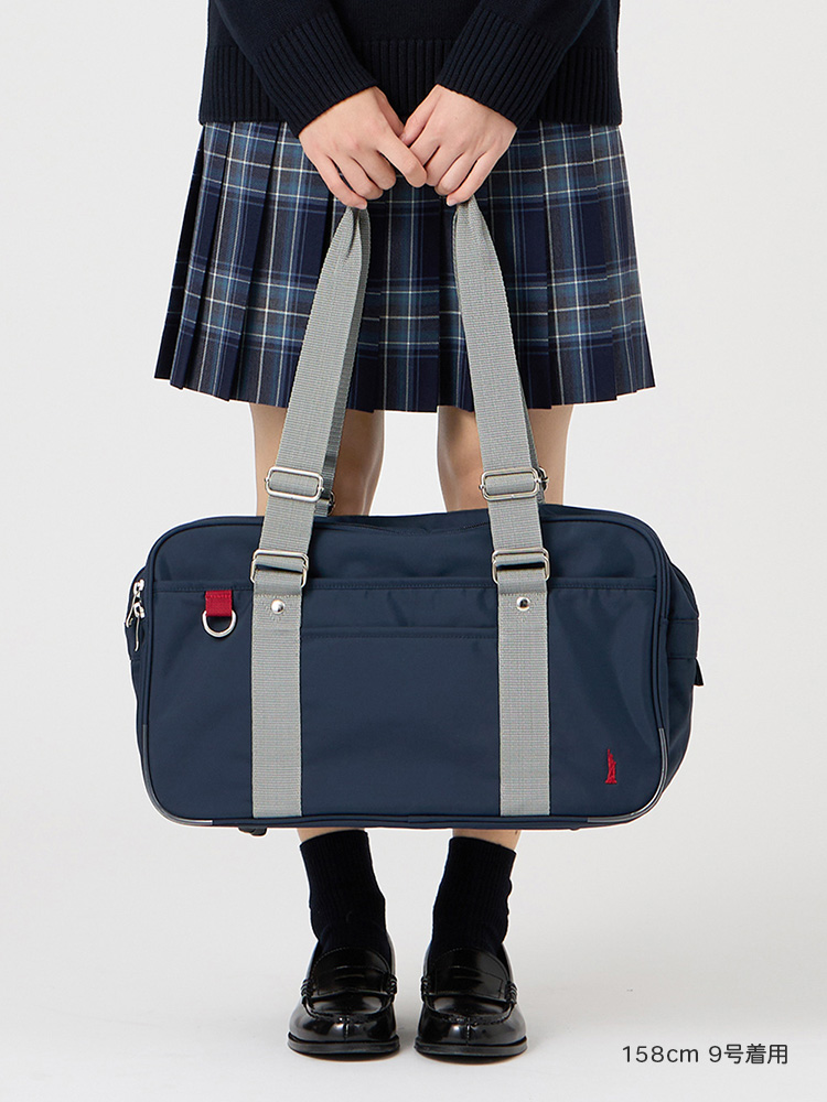 ナイロンバッグ　Wファスナー