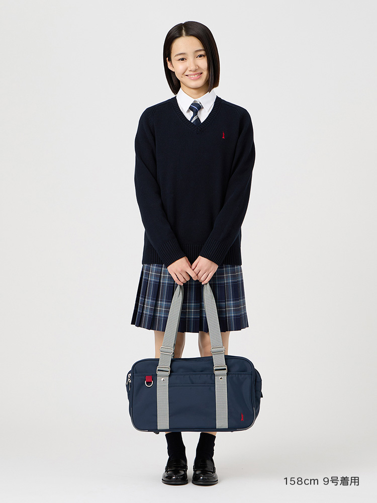 ナイロンバッグ　Wファスナー