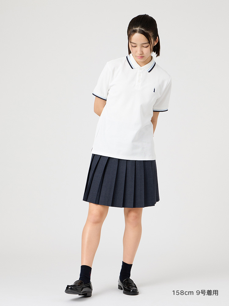 ウォッシャブル　無地スカート〈48cm丈〉裏地付