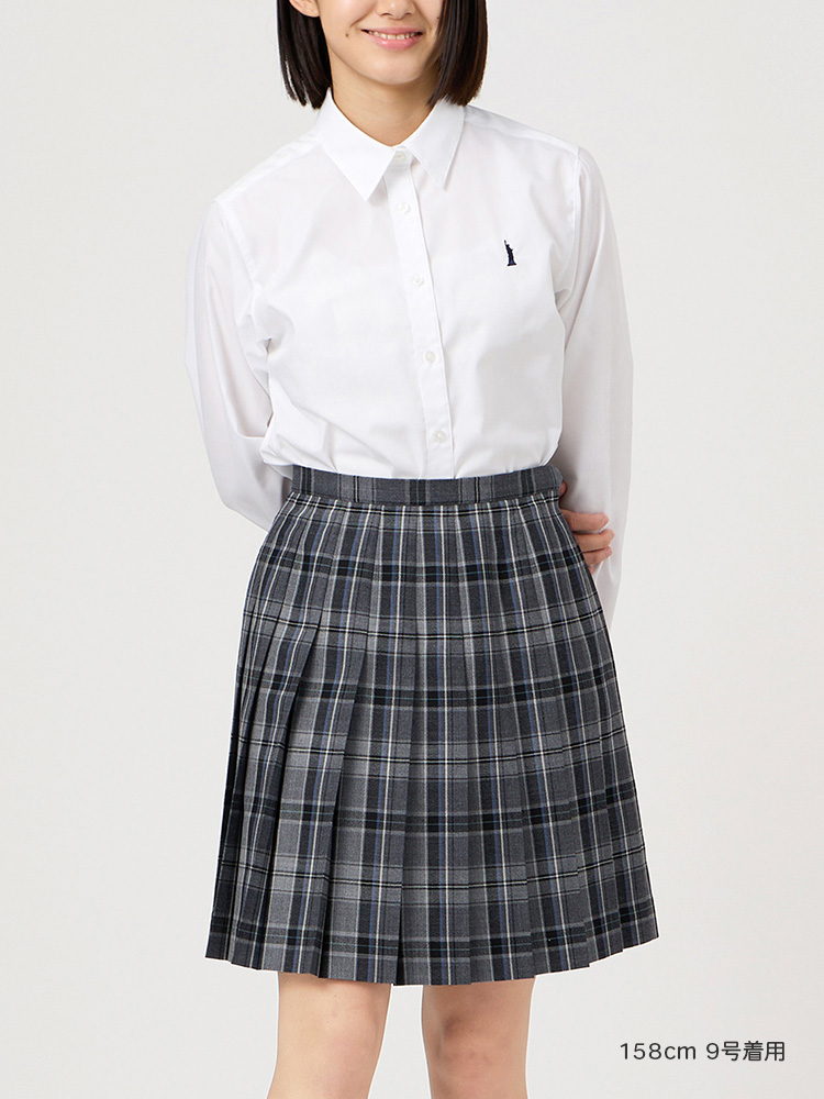 タータンチェックスカート〈48cm丈〉裏地付