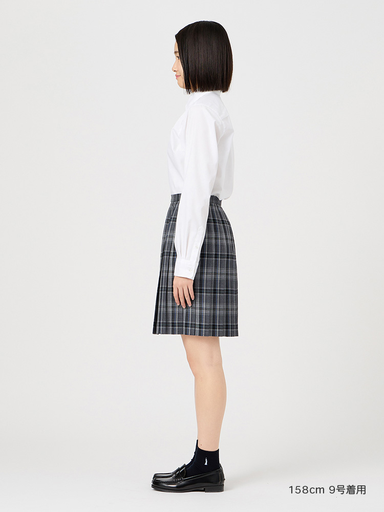 タータンチェックスカート〈48cm丈〉裏地付