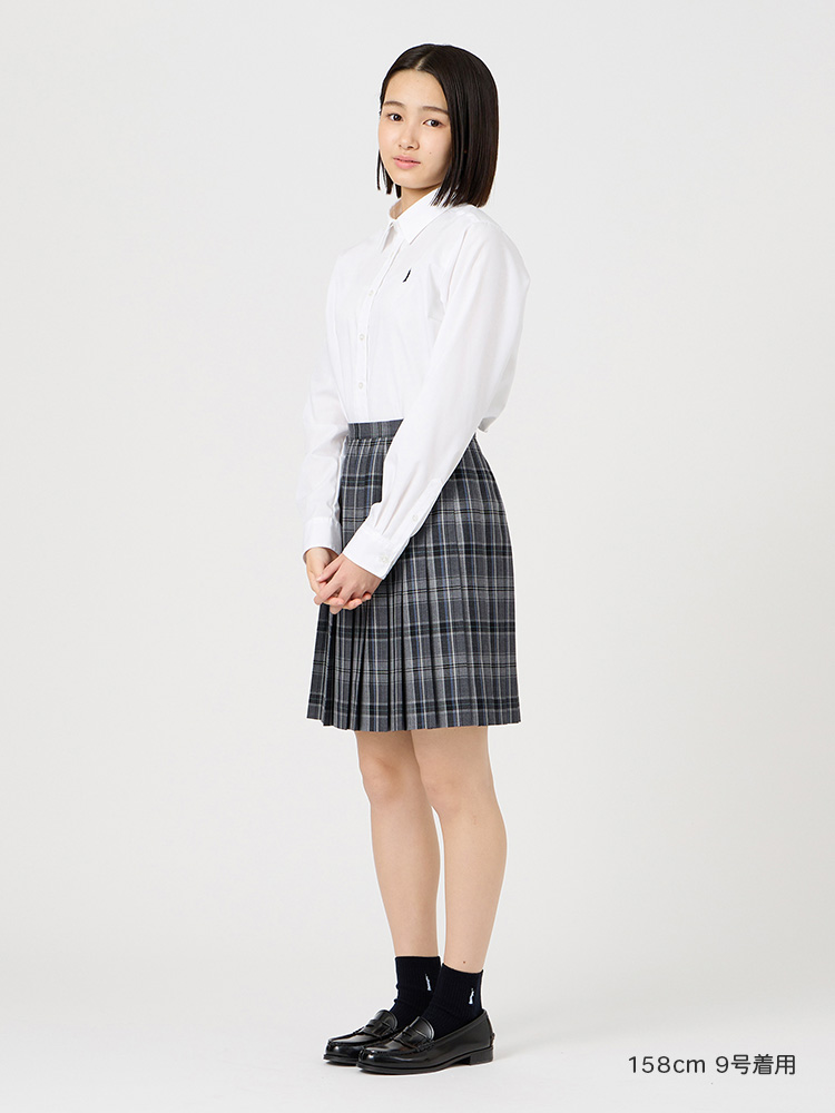 タータンチェックスカート〈48cm丈〉裏地付