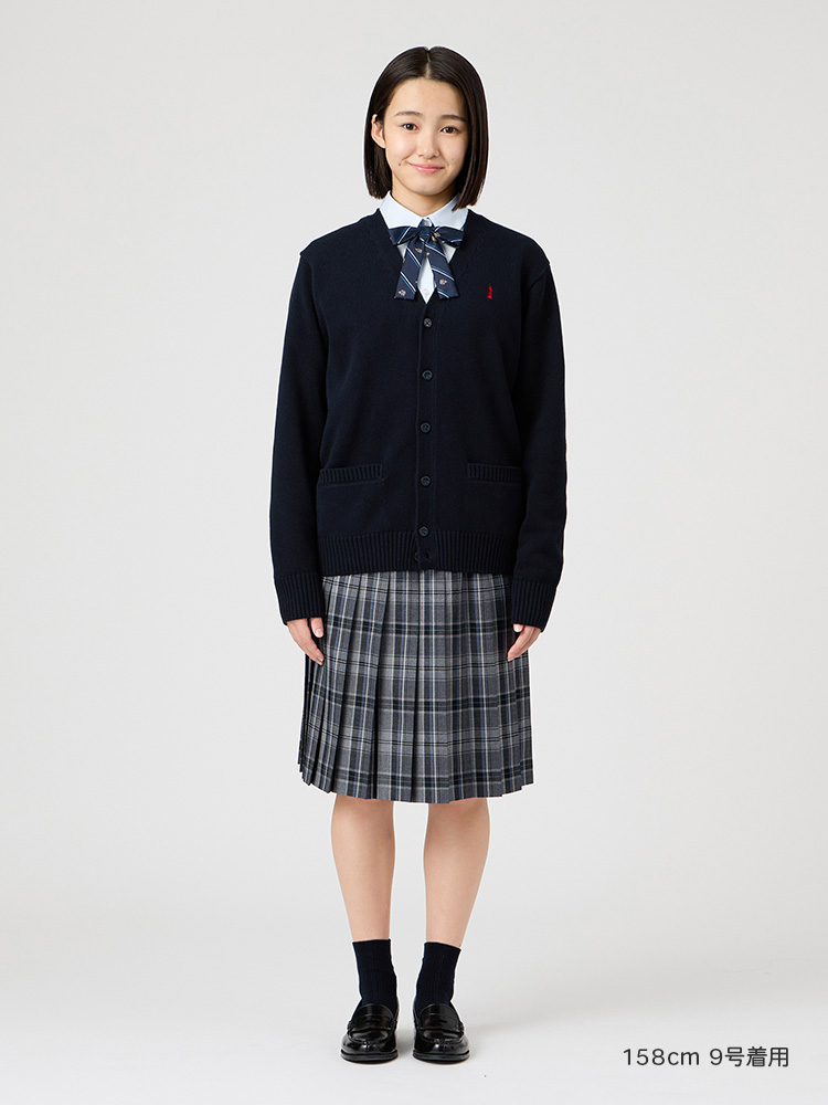 タータンチェックスカート〈58cm丈〉裏地付