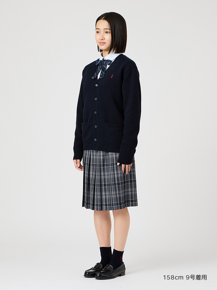 タータンチェックスカート〈58cm丈〉裏地付