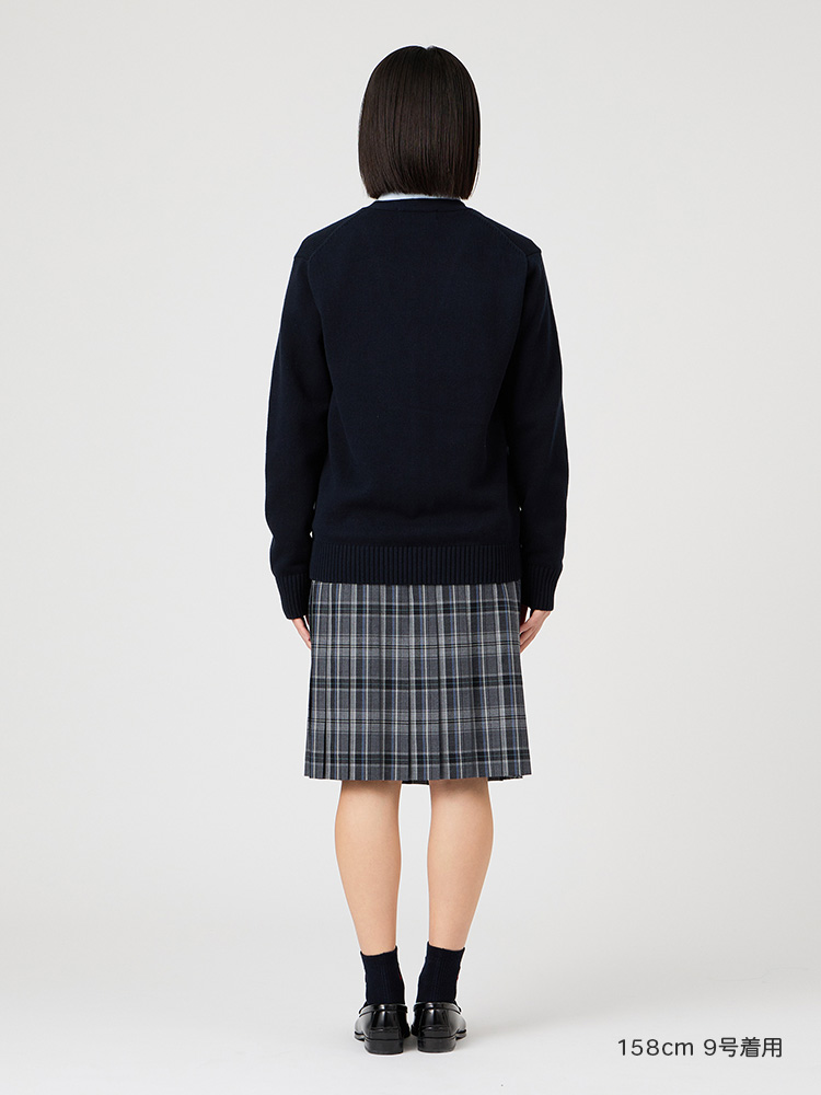 タータンチェックスカート〈58cm丈〉裏地付