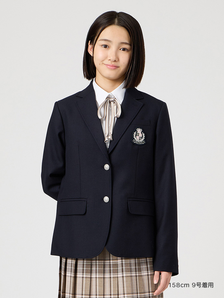 さくらエンブレム ブレザー〈２つボタン〉 ウォッシャブル