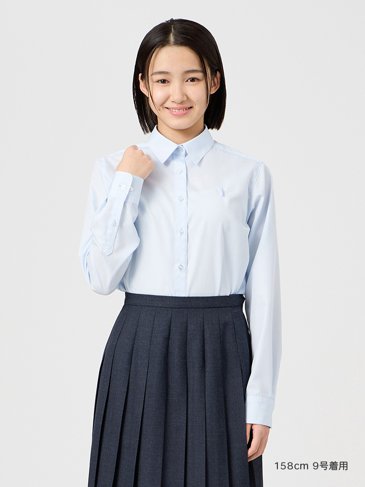 定番　ブロードカラーシャツ〈形態安定加工〉