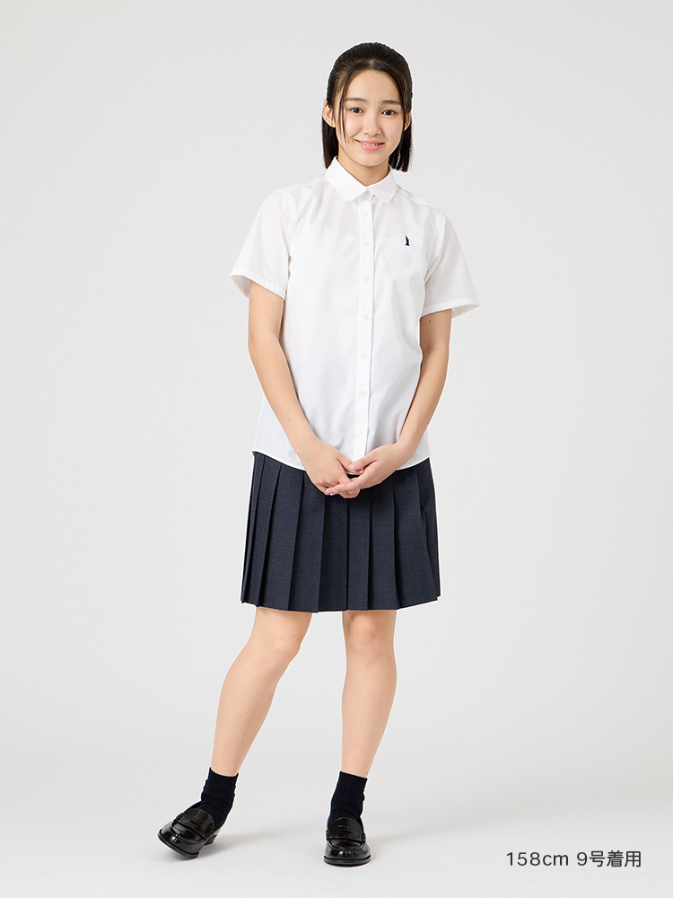 ウォッシャブル　無地スカート〈48cm丈〉裏地付