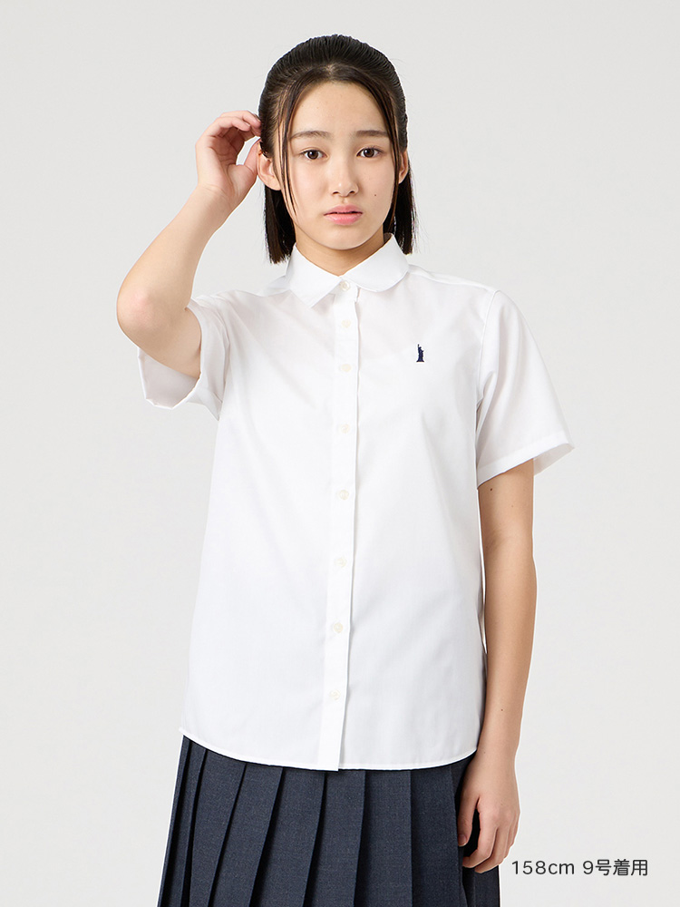 ブロード半袖シャツ〈形態安定加工〉