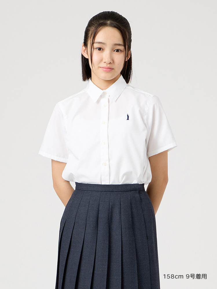 ブロード半袖シャツ〈形態安定加工〉