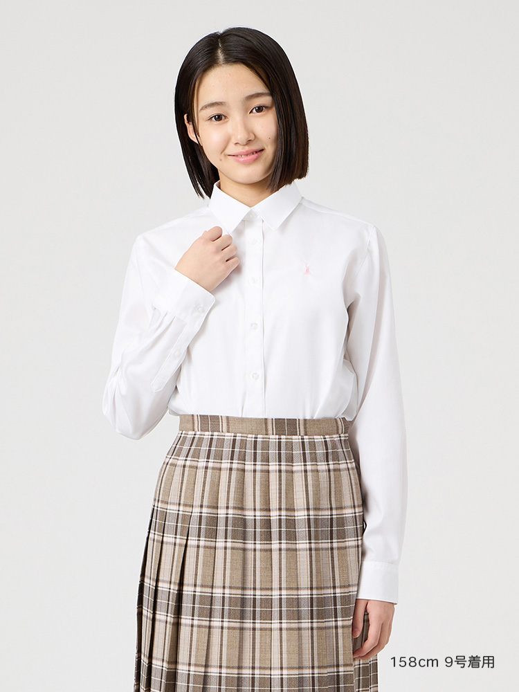 ブロードシャツ〈形態安定加工〉（さくら女神）