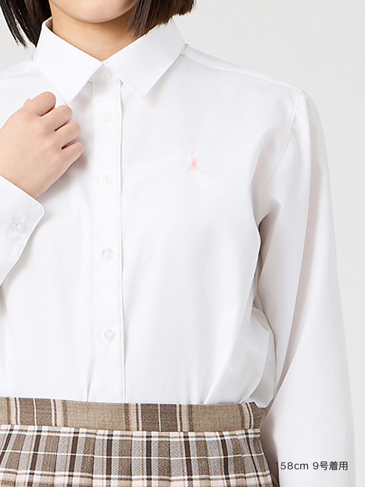 ブロードシャツ〈形態安定加工〉（さくら女神）