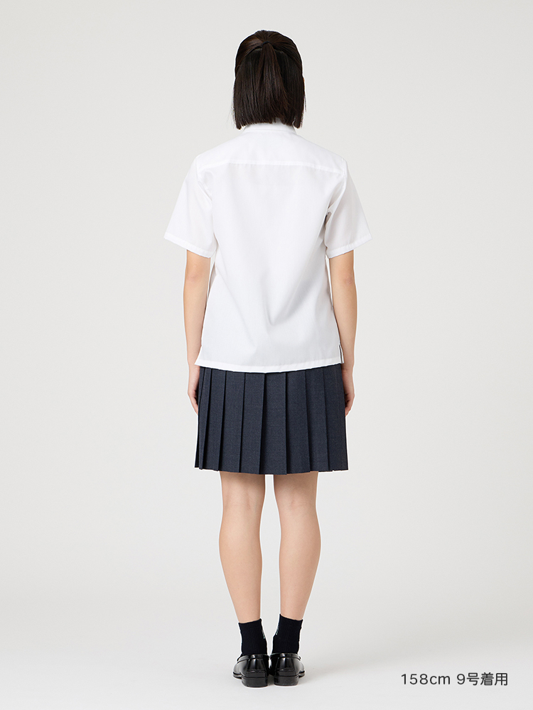 【ご予約】ブロード半袖スクエアシャツ〈形態安定加工〉（ミント女神）※4/16（木）より発送