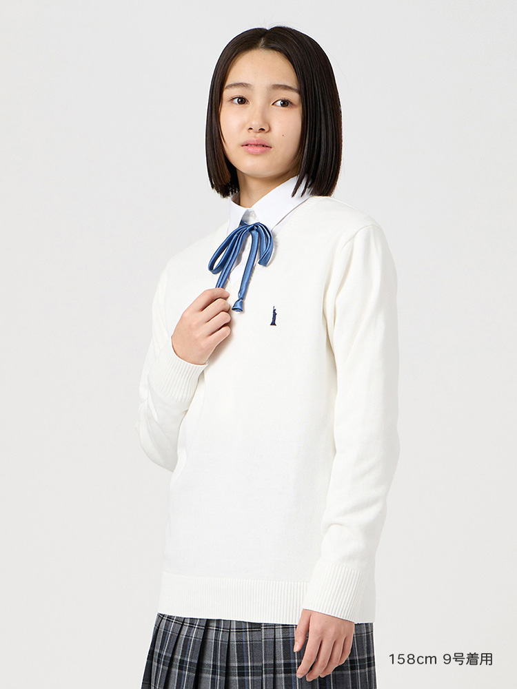 定番　綿セーター12G　ハイゲージ（薄手）